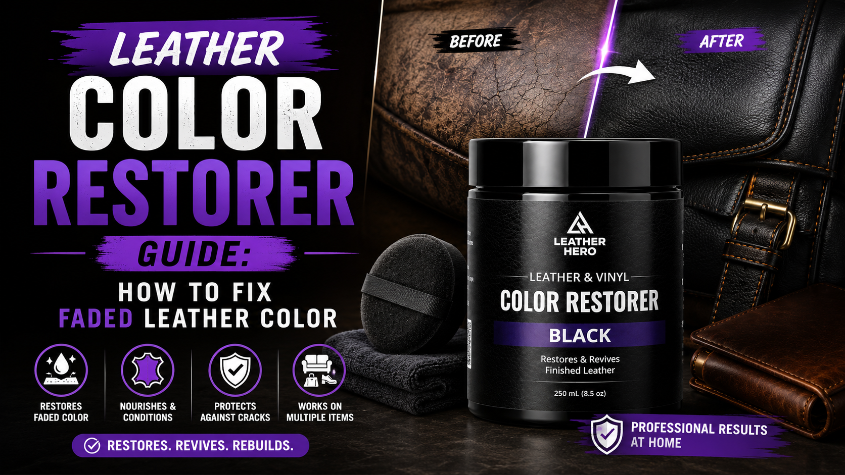 Leather Color Restorer Guide: How to Fix Faded Leather Color