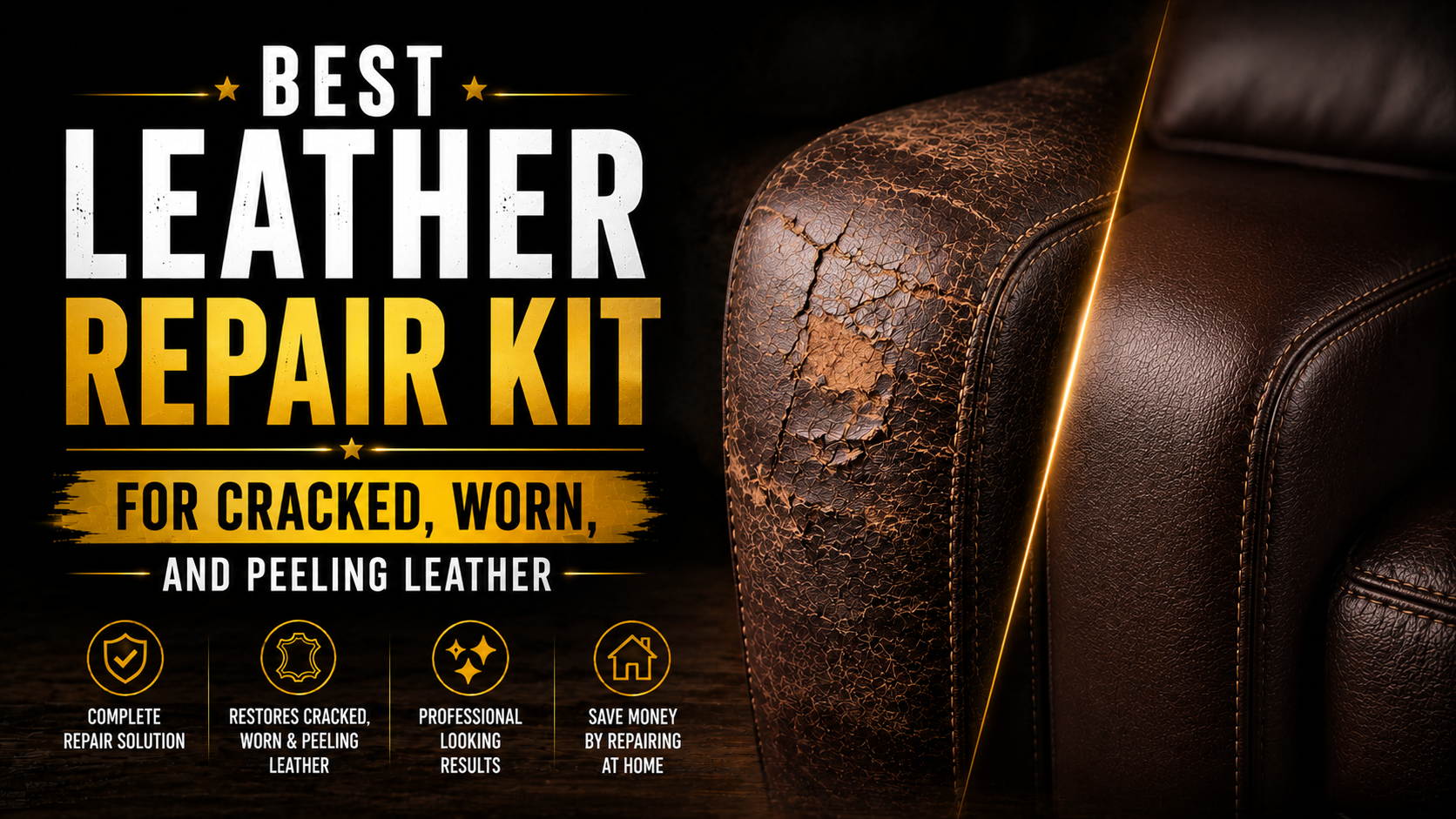 Best Leather Repair Kit for Cracked, Worn, and Peeling Leather
