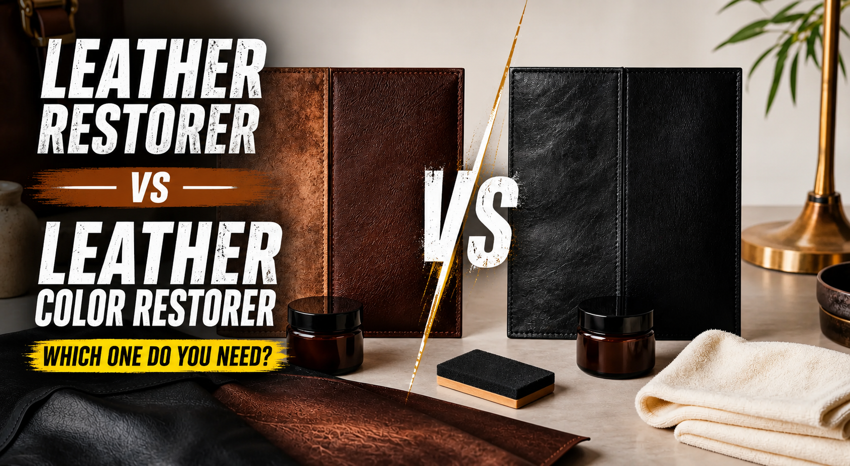 Leather Restorer vs Leather Color Restorer: Which One Do You Need?