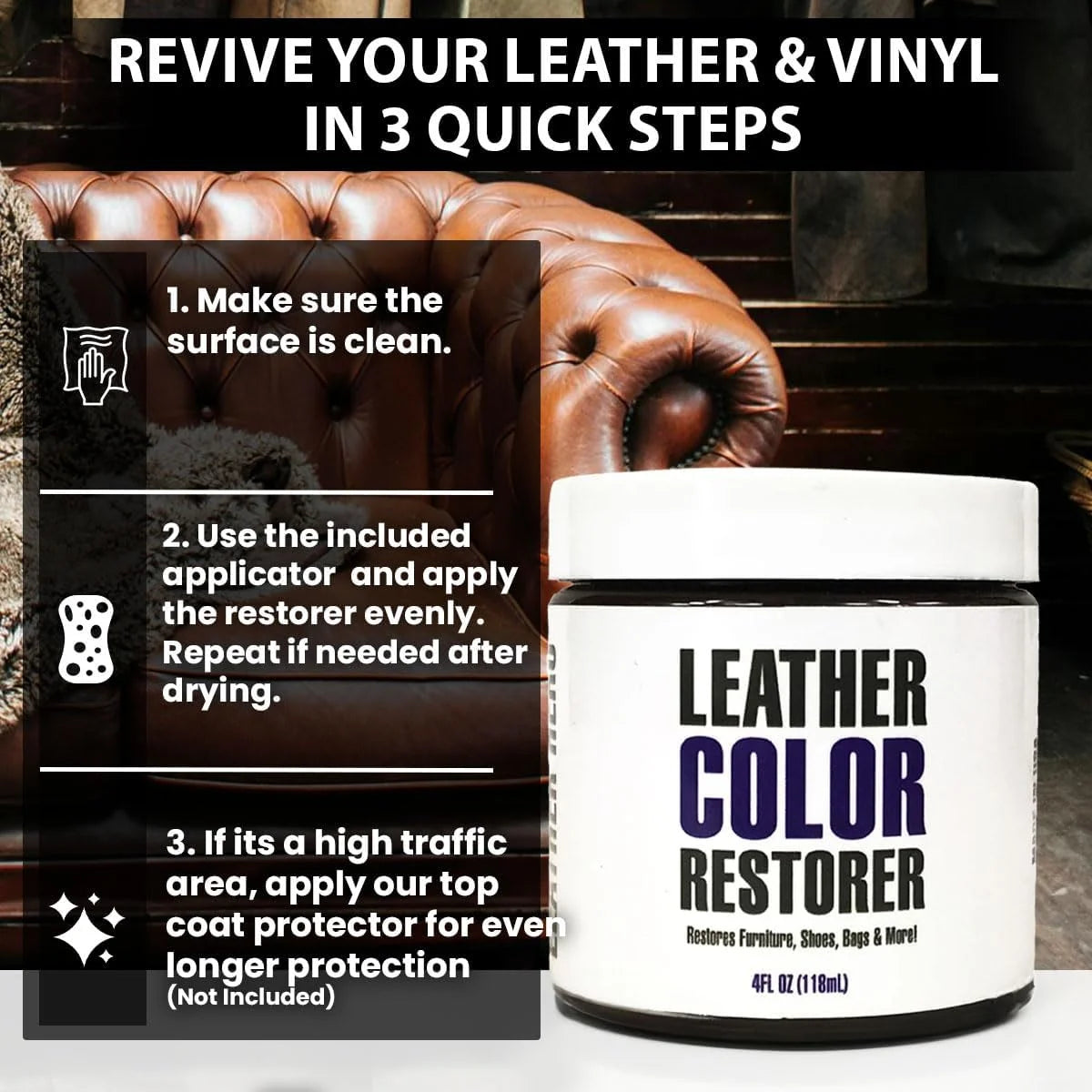 Leather Hero Leather Color Restorer 4oz