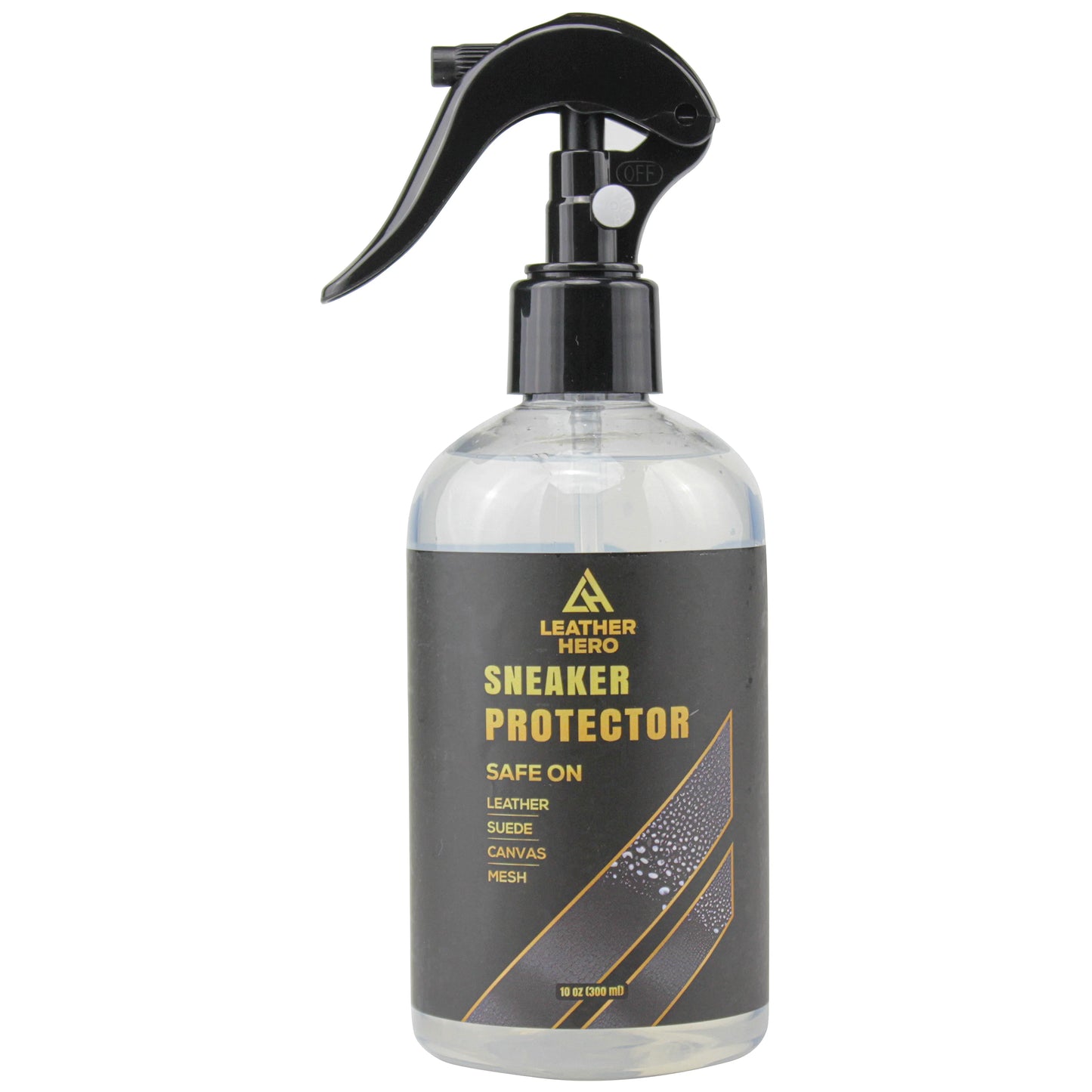 Leather Hero Sneaker Protector Spray - Waterproof Spray for Shoes(10oz) White Shoe Water and Stain Repellent Spray Sneaker Protector Spray for Canvas, Mesh, Leather, & Vinyl