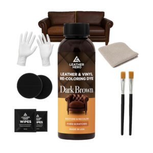 Leather Hero New Color Restorer Kit-Dark Brown